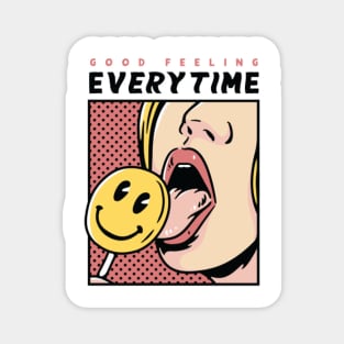 Feeling Good-Smile Pop Art Magnet