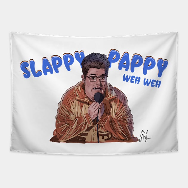 SNL: Slappy Pappy Tapestry by 51Deesigns