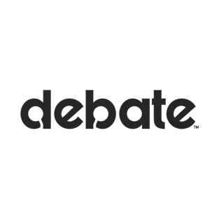 Debate minimal text T-Shirt