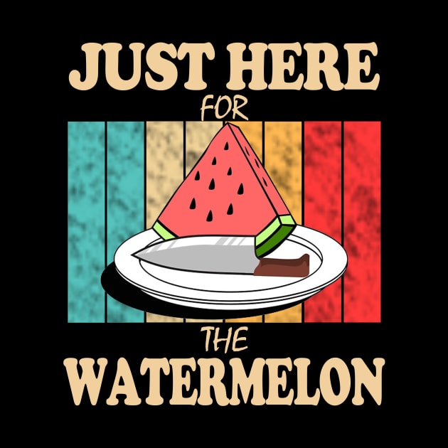 Just Here For The Watermelon by RainasArt