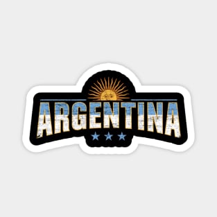 Argentina World Cup Champions Magnet