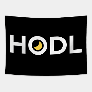 HODL -  "Hold on for Dear Life" Tapestry