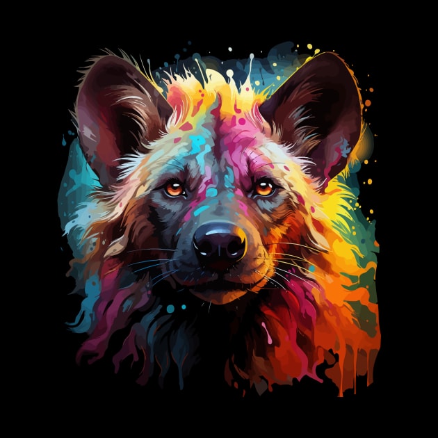 Hyena Rainbow by JH Mart