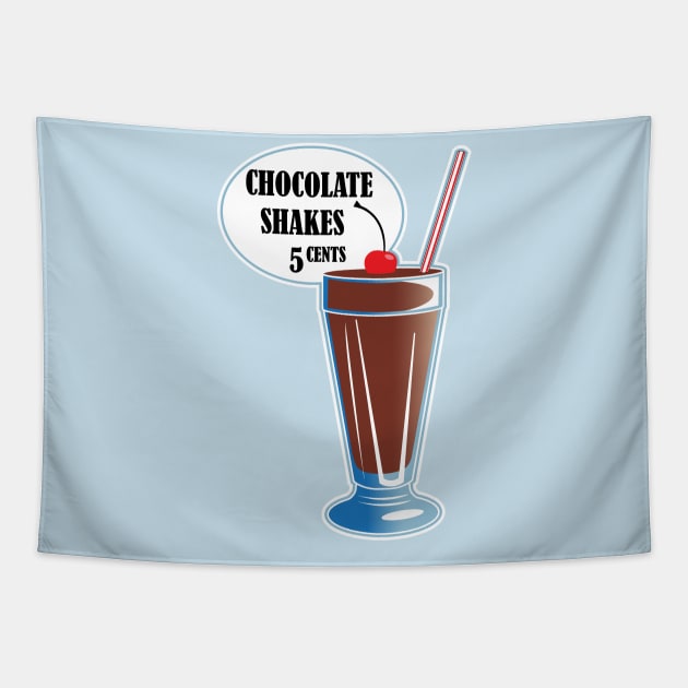 Chocolate Shakes Tapestry by Illustratorator