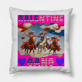 Galentine gang rodeo Pillow