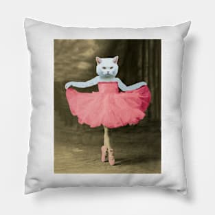 Ballerina Kitten Pillow