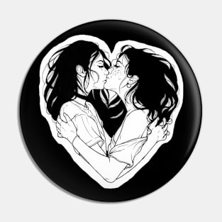 two girl Pin