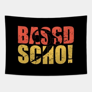 BASSD SCHO ! funny bassist gift Tapestry