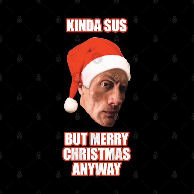 The rock eyebrow raise Sus Christmas meme by WELP