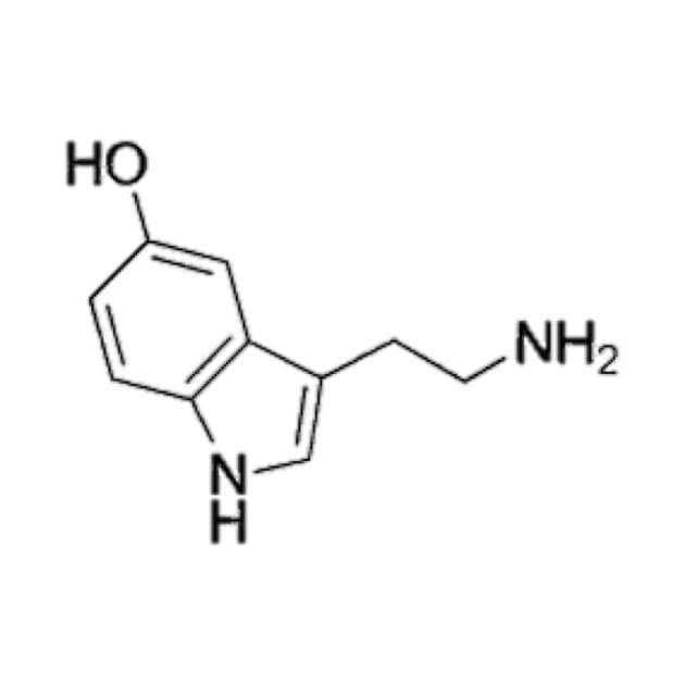 Serotonin Molecule by annmariestowe