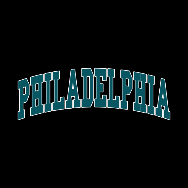 Philadelphia - college university font letters jersey football basketball baseball softball volleyball hockey lover fan player christmas birthday gift for men women kids mothers fathers day dad mom vintage retro by Fanboy04