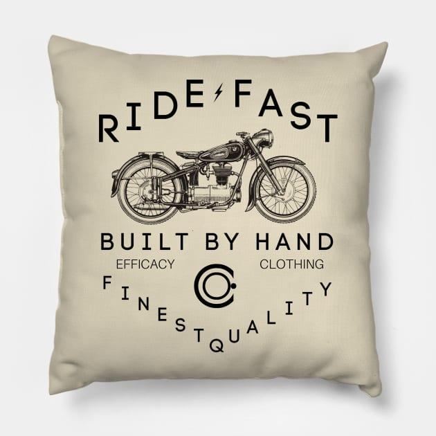 Cafe Racer Pillow by evkoshop