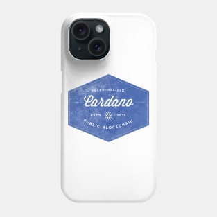 Cardano Vintage Logo 2015 Blockchain ADA Cryptocurrency Phone Case