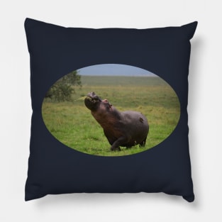 Happy Hippo Pillow