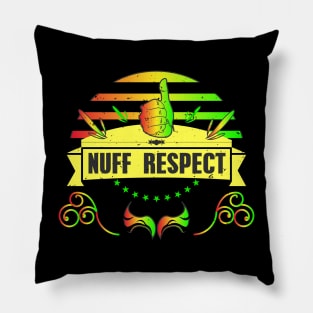 NUFF RESPECT THUMBS UP Pillow