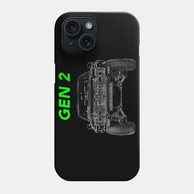 F-150 Pick Up Gen 2 Front & Rear tee Phone Case by JFK KARZ