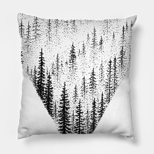 Misty Forest Pillow