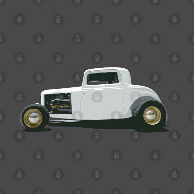 front/profile 1932 Ford Model A - stylized color by mal_photography