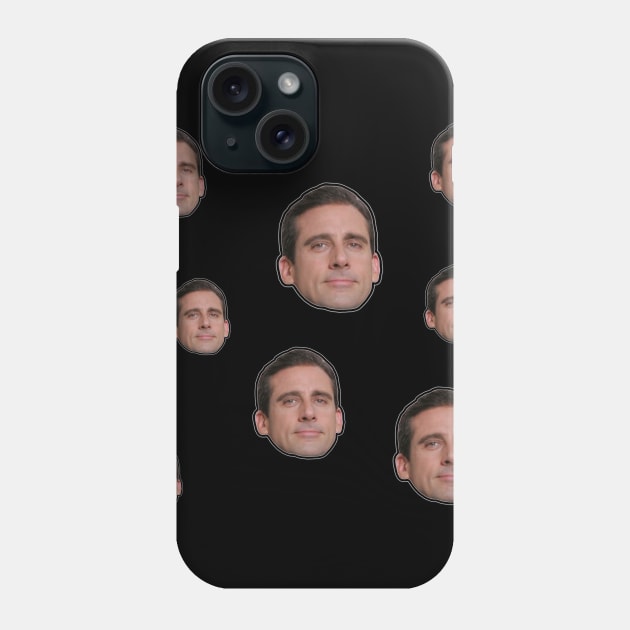 Michael Scott Mask Phone Case by Printnation