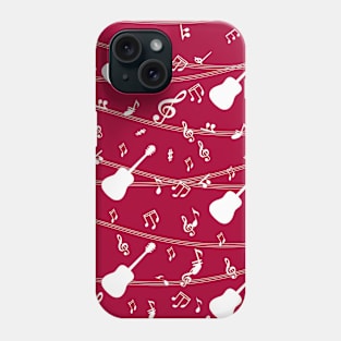 Guitar music art Phone Case