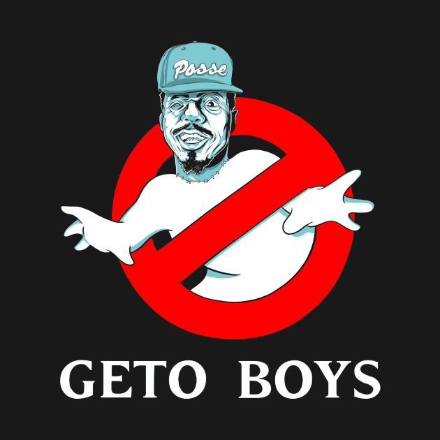 Geto Busters Black tee by horrorprints