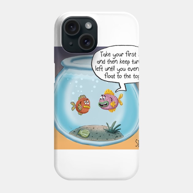 Fish Directions. Phone Case by macccc8