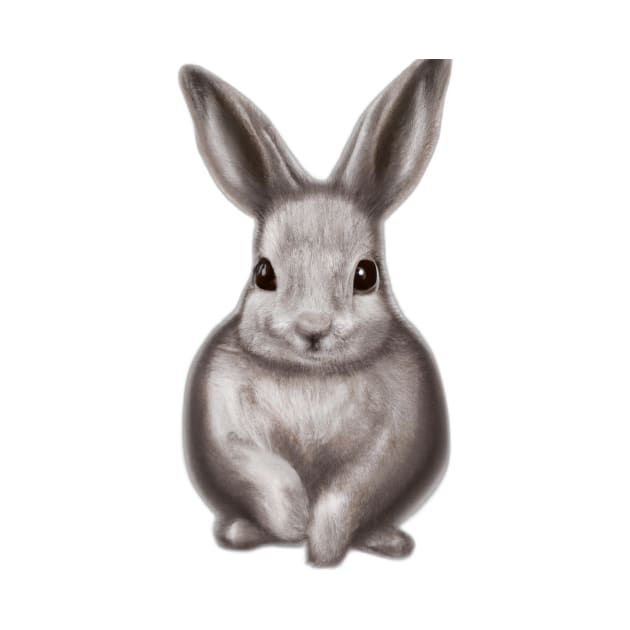 Cute Rabbit Drawing by Play Zoo