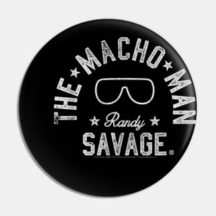 Macho Man Vintage Fight Type Pin