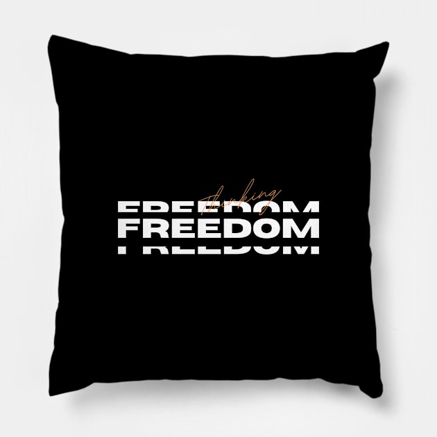 Liberation: A Design Celebration of Freedom Pillow by Teeeshirt