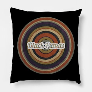 Black Pumas / Classic Circle Style Pillow