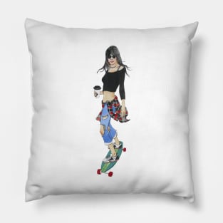 Skater Girl Pillow