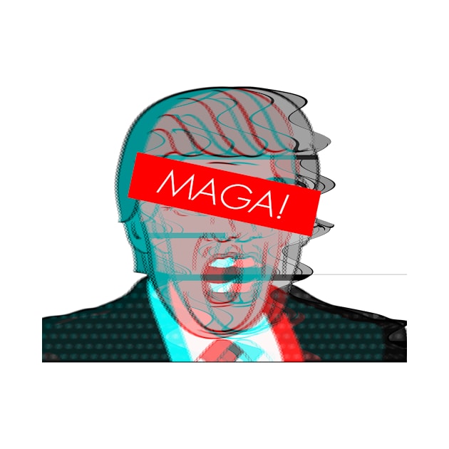 MAGA glitch by CloudyStars