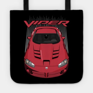 Viper SRT10-metallic red Tote