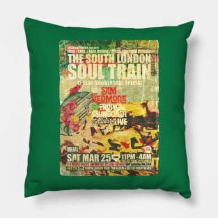 POSTER TOUR - SOUL TRAIN THE SOUTH LONDON 123 Pillow