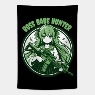 Hunting Anime girl Tapestry