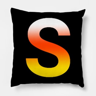 Fire Letter S Pillow