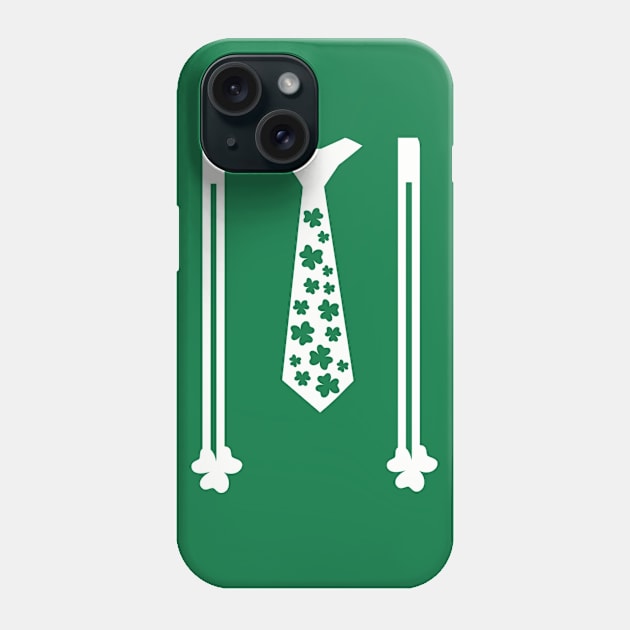 Shamrock Tie Phone Case by Designzz