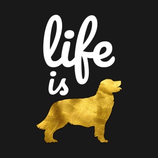 Golden Retriever Dog Gift Shirt Life Is Golden T-Shirt