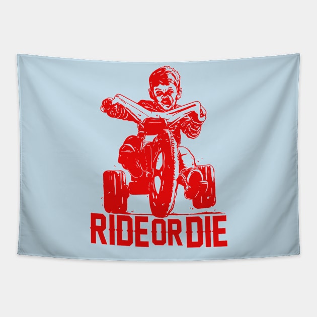 Ride Or Die Tapestry by bigbadrobot