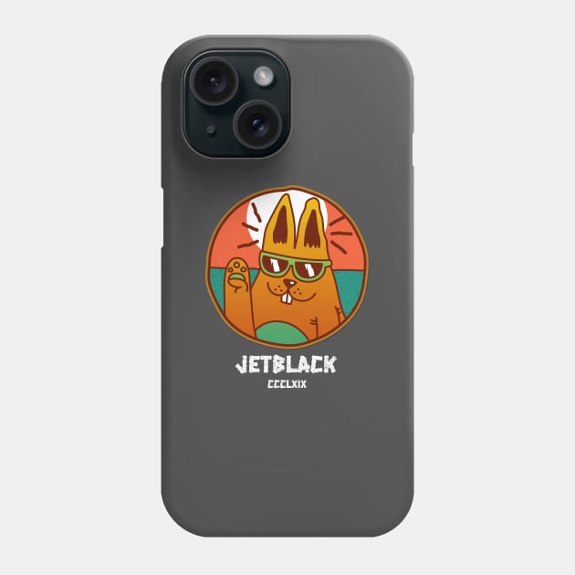 Lucky Bunny Phone Case by JETBLACK369