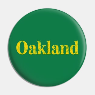 Oakland vintage Pin