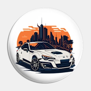 Subaru Impreza brz sti Classic Car Pin