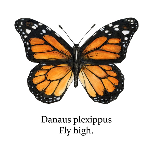 Copy of Danaus plexippus, monarch (quote) by blueicedjack