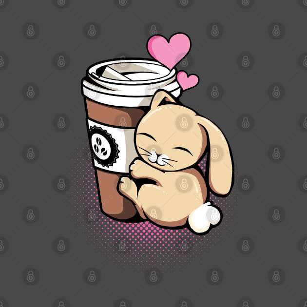 Bunny Hearts Coffee by SpicyMonocle