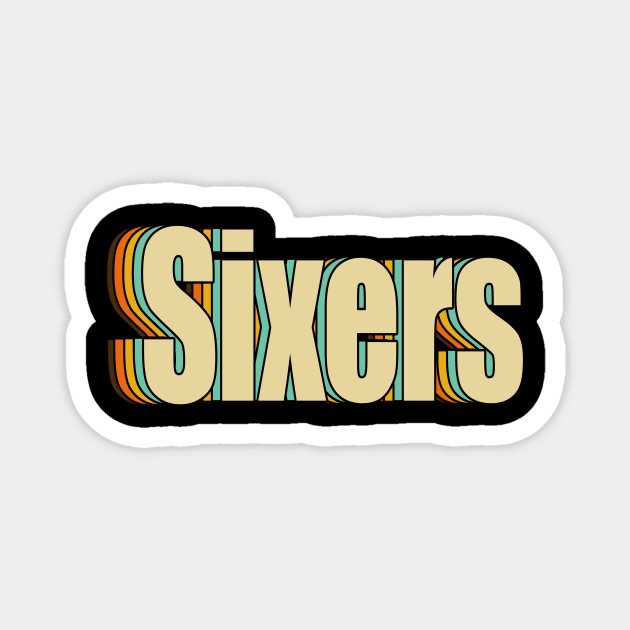 SIXERS Magnet by DESKPOP PODCAST