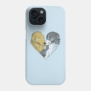 Puppy Love - Distressed Phone Case