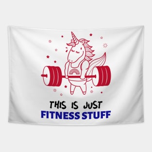 This Is Just Fitness Stuff Tapestry