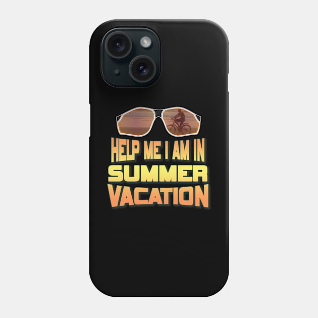 Help me I am in summer vacation. Phone Case by TeeText