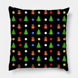 Christmas Tree pattern Mask, Christmas Face Mask, Christmas Face Mask For Kids. Pillow