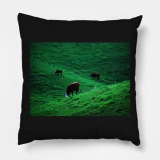 Grazing At Dusk... Pillow